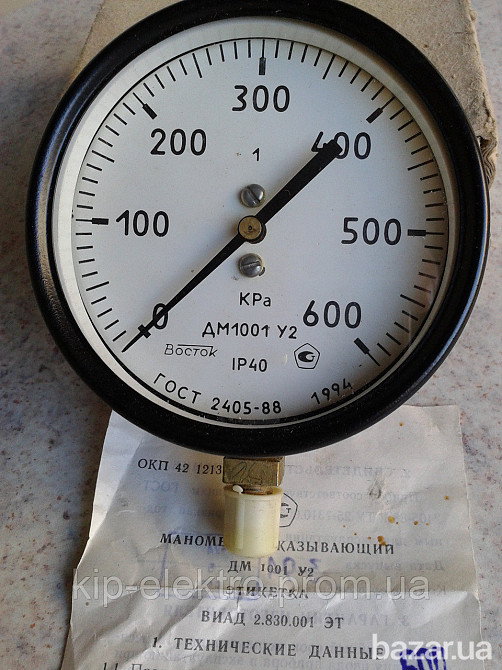 Манометр ДМ1001У2 (ДМ 1001 У2, ДМ1001 У2, ДМ-1001У2, ДМ1001-У2) Киев - изображение 1