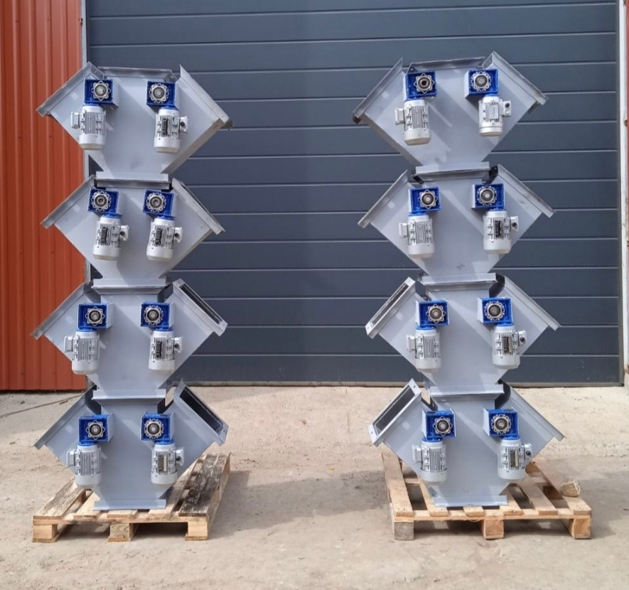 Клапан перекидной ручной КОР 400х400 , клапан перекидной для зерна Київ - зображення 4