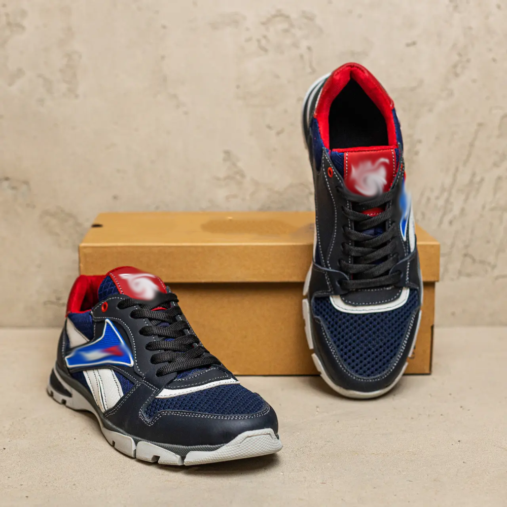 Мужские летние кроссовки сетка Street Style Blue Киев - изображение 7