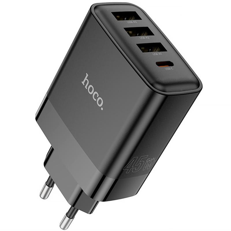 СЗУ Hoco C127A Intelligent PD45W (3USB-A/1C) Херсон - зображення 3