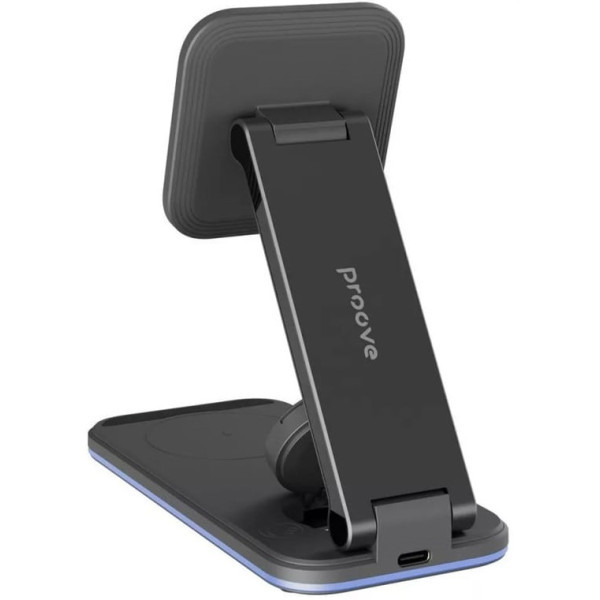 Бездротовий зарядний пристрій Proove Energy Fold 3 in 1 Black (WSEF15010001) (Код товару:39348) Харків - зображення 3