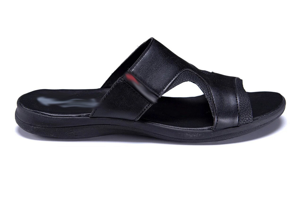 Мужские кожаные  летние шлепанцы-сланцы Київ - зображення 2