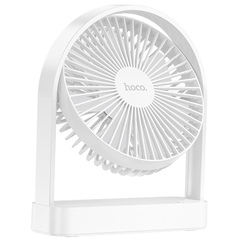 Уценка Настольный вентилятор Hoco HX65 ultra-thin desktop fan 2000 mAh Херсон - зображення 3