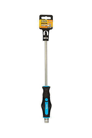 Отвёртка ударная крестовая магнитная MASTERTOOL EXTERNAL HEX PH3х200 мм ручка с TPR покрытием 49-632 Харків - зображення 7