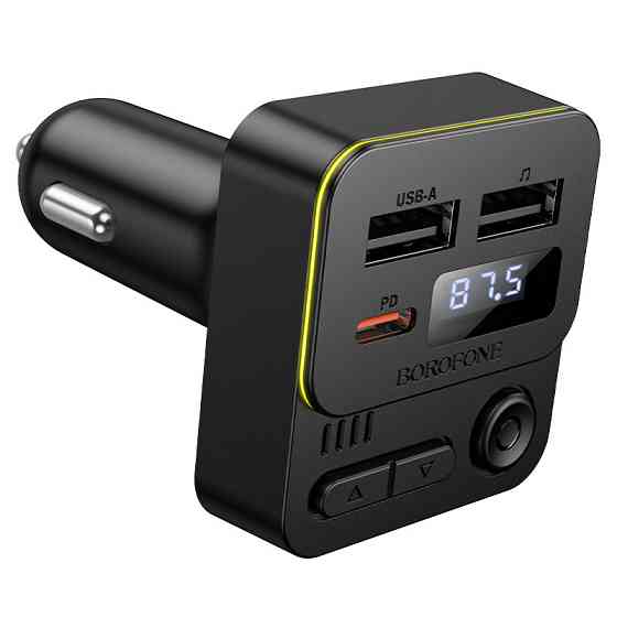 АЗУ FM модулятор Borofone BC60 Hero 35W (2USB-A/1C) Херсон