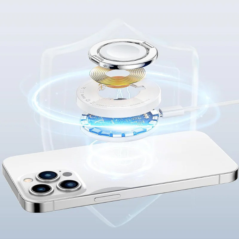 БЗУ WIWU Wi-W027 3 in 1 wireless charger Херсон - зображення 5