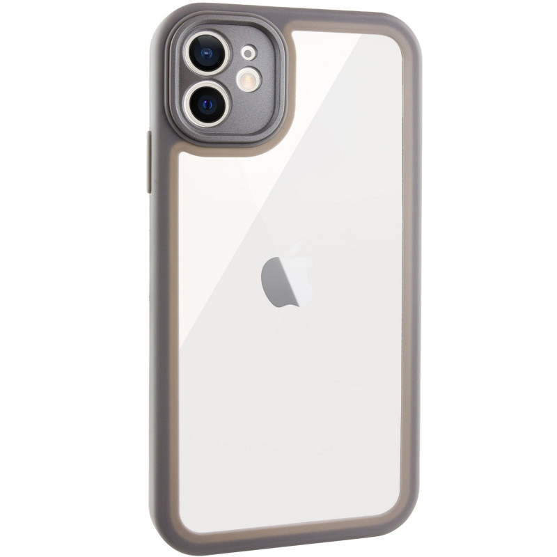 TPU чехол Transparent + Colour 1,5mm для Apple iPhone 12 (6.1") Херсон - изображение 2
