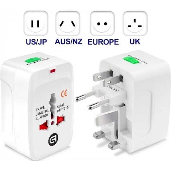 Мережевий адаптер ArmorStandart універсальний для подорожей White (ARM63461) Харьков - изображение 4
