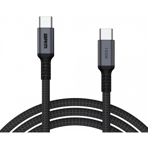 Кабель ArmorStandart Type-C to Type-C PD 100W Aluminum Alloy 2m Black-Grey (ARM69371) (Код товару:36 Харків - зображення 1