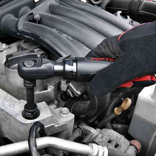 Трещотка пневматическая мини 1/4"/ 3/8"/ 1/4"HEX 54N/m 400об/мин TOPTUL GDAE0402 Харків