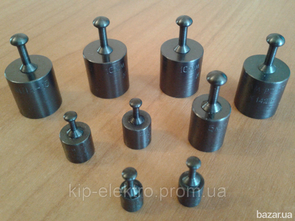 Набор грузов к манометру (прессу) грузопоршневому МПА-15 (МПА 15, МПА15) Київ - зображення 3