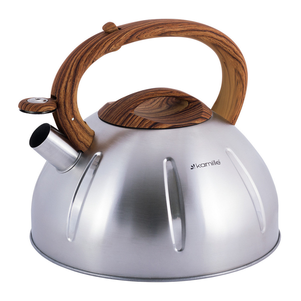 Чайник зі свистком Kamille KM-0698 5 л Киев - изображение 1