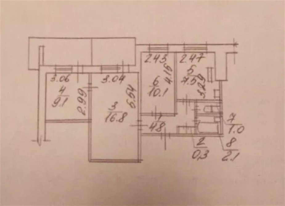 Продам 3-к квартиру на Малиновского, ж/м Солнечный Дніпро - зображення 6