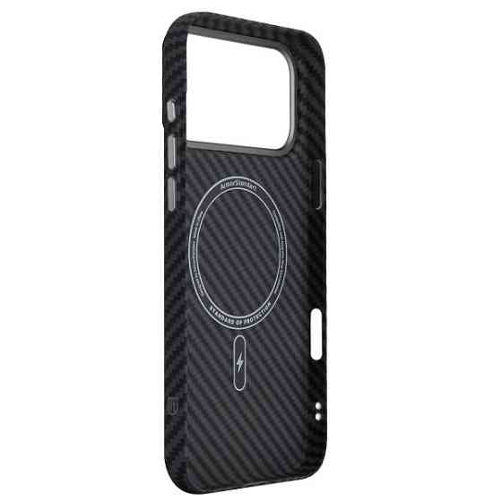 Чохол ArmorStandart LikeCarbon2 MagCase для Apple iPhone 17 Pro Max Carbon Black (ARM86259) (Код тов Харьков