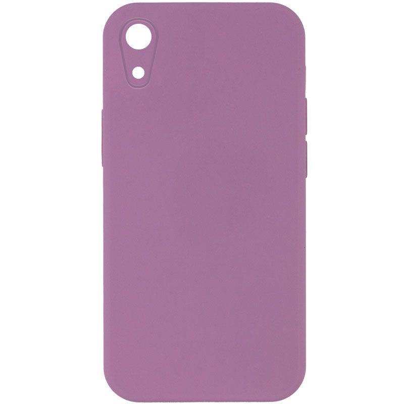 Чехол Silicone Case Square Full Camera Protective (AA) NOLOGO для Apple iPhone XR (6.1") Херсон - изображение 1