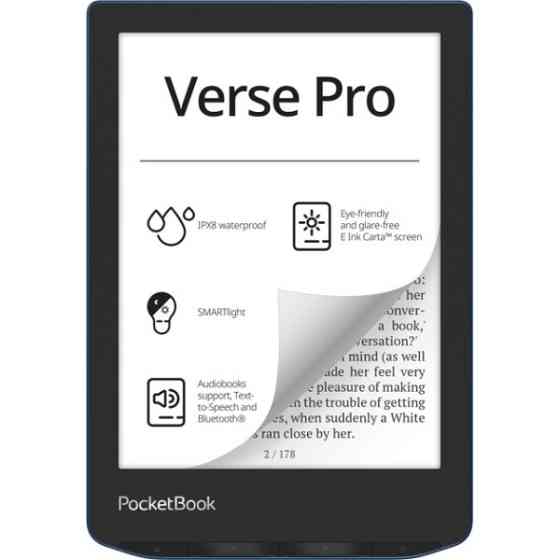 Електронна книга PocketBook 634 Verse Pro Azure (PB634) (Код товару:41490) Харьков