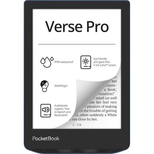 Електронна книга PocketBook 634 Verse Pro Azure (PB634) (Код товару:41490) Харьков - изображение 1