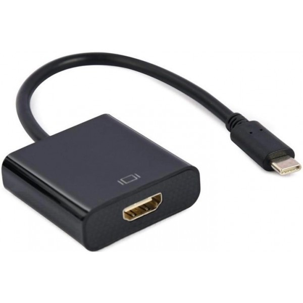 Адаптер Cablexpert USB Type-C - HDMI (M/F) Black (A-CM-HDMIF-03) (Код товару:34623) Харків - зображення 1