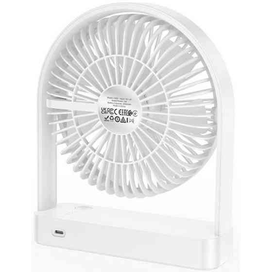 Вентилятор портативний Hoco HX65 2000mAh White Харків