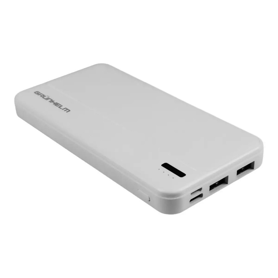 Повербанк Power bank Grunhelm GP-10W 10000 mAh белый Киев - изображение 3