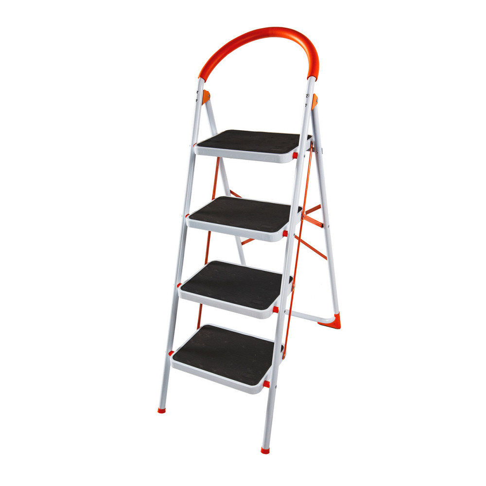 Стремянка стальная Laddermaster Intercrus S1A4. 4 ступеньки Київ - зображення 1