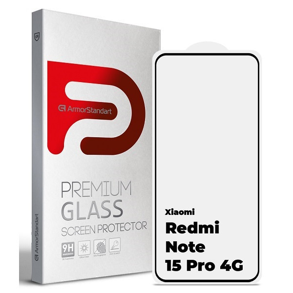 Захисне скло ArmorStandart Edge Glue Curved для Xiaomi Redmi Note 15 Pro 4G (ARM90804) Харьков - изображение 1