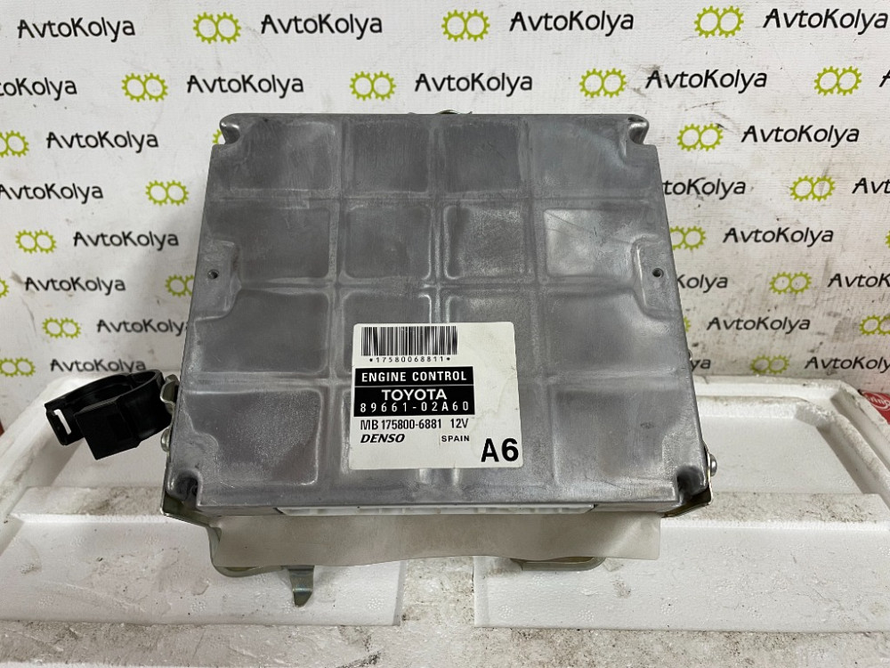 Блок управления двигателем Toyota Corolla 2.0 D4-D 2000-2007 (89661-02A60) Ковель - зображення 1