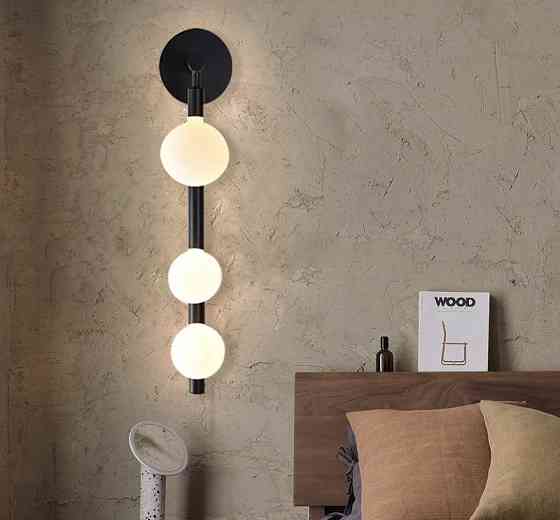 Бра настінна B69-bk-k Чорний 14х12х55 см. Київ