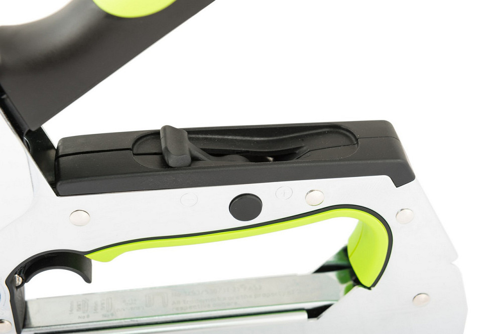 Степлер триггерный рессорный WERTVOLL 3-В-1 скоба R53 4-14мм/шпилька 14 мм/гвоздь 14 мм корпус метал Харків - зображення 4