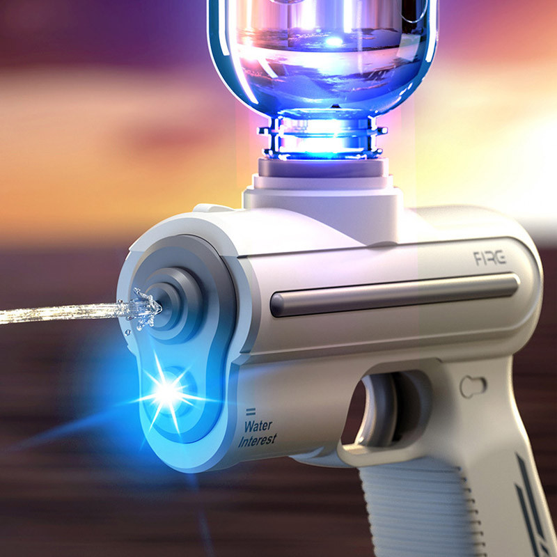 Водный аккумуляторный пистолет Water Gun 9007B (200ml) with lithium battery Херсон - зображення 4