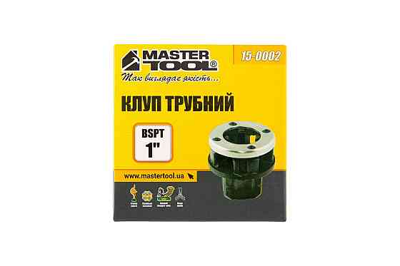 Клупп трубный для нарезания резьбы MASTERTOOL BSPT  1" 15-0002 Харьков