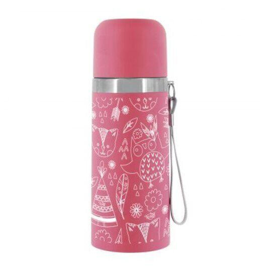 Термос питний дитячий Krauff 26-178-061 350 мл рожевий Київ - зображення 1