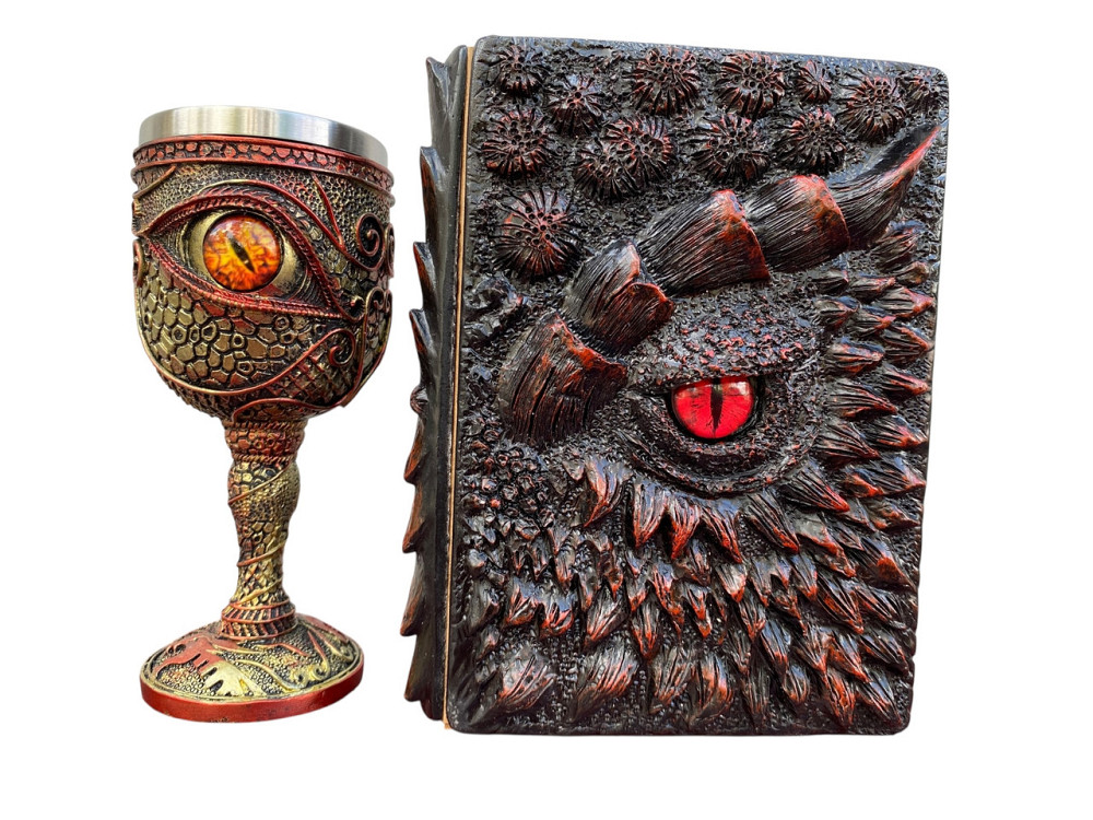 Подарочный набор Бокал 3 Глаз и Блокнот 3 «Око Пламинного Дракона» (код 00626) Київ - зображення 1