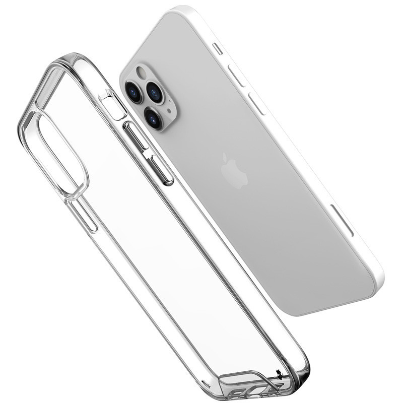 Чехол TPU Space Case transparent для Apple iPhone 12 Pro Max (6.7") Херсон - зображення 3