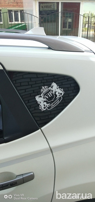 Наклейка VIP Белая светоотражающая на авто или мото Борисполь - изображение 6