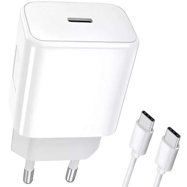 Мережевий зарядний пристрій Infinix XC06 PD 30W + cable Type-C to Type-C White (Код товару:31195) Харьков - изображение 5