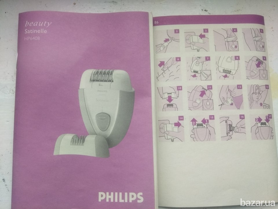 Епілятор Philips Satinelle HP6408/00(новий) Львів - зображення 5