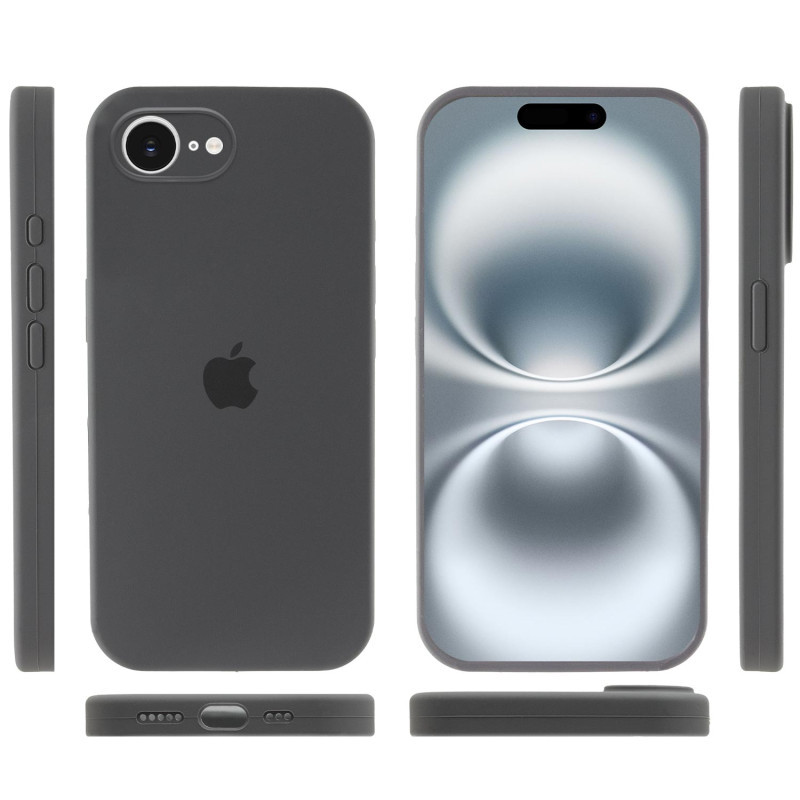 Чехол Silicone Case Full Camera Protective (AA) для Apple iPhone 16e (6.1") Херсон - изображение 3