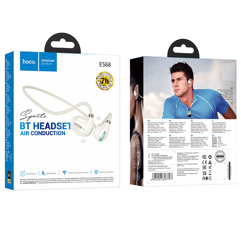 Bluetooth Наушники Hoco ES68 Musical air conduction Херсон - изображение 4