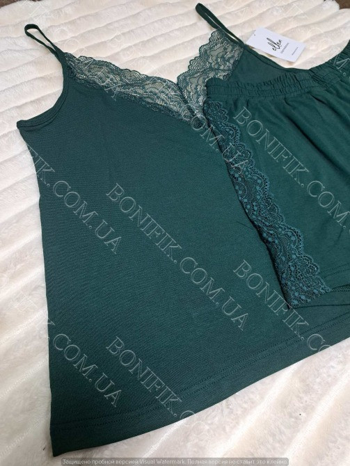 Женская пижама с кружевом "Emerald" (арт. LPM 4071/09/01) Кривий Ріг - зображення 7