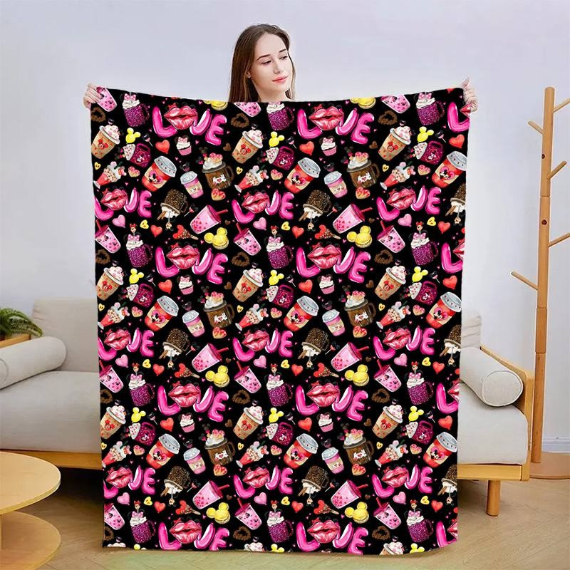 Плед 3D Міккі Маус LOVE 3088_B 13852 135х160 см Київ - зображення 1