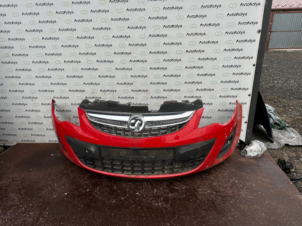 Бампер передний Opel Corsa D 2011-2014 Ковель - изображение 1
