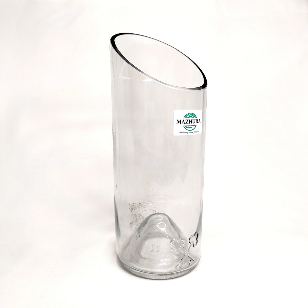 Ваза скляна Mazhura Vine MZ-710797 20х7 см Киев - изображение 1