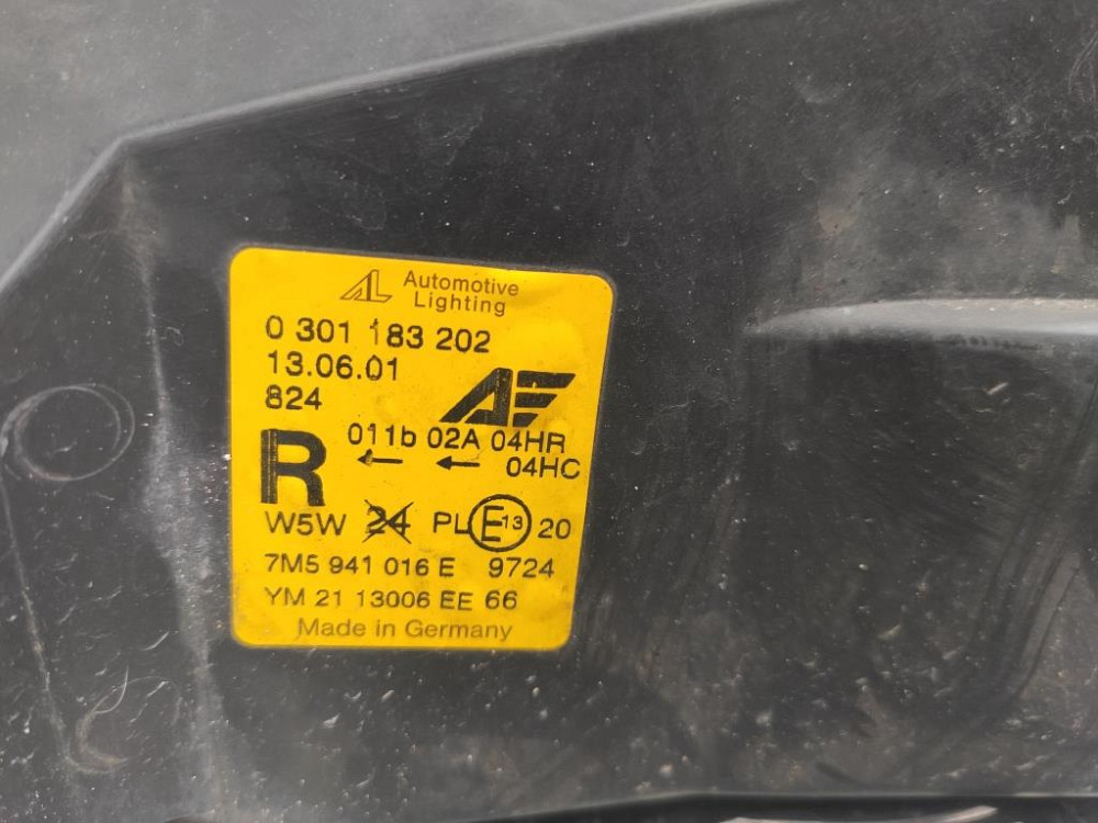 Фара правая Ford Galaxy 2000-2006 Ковель - изображение 1