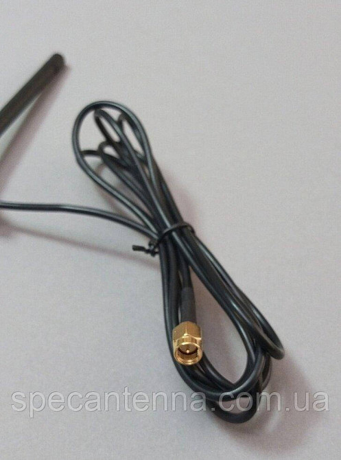 Антенна 945-1380/1740-2980 МГц 3 дБ на магнитном основании, SMA-male разъем Днепр - изображение 6