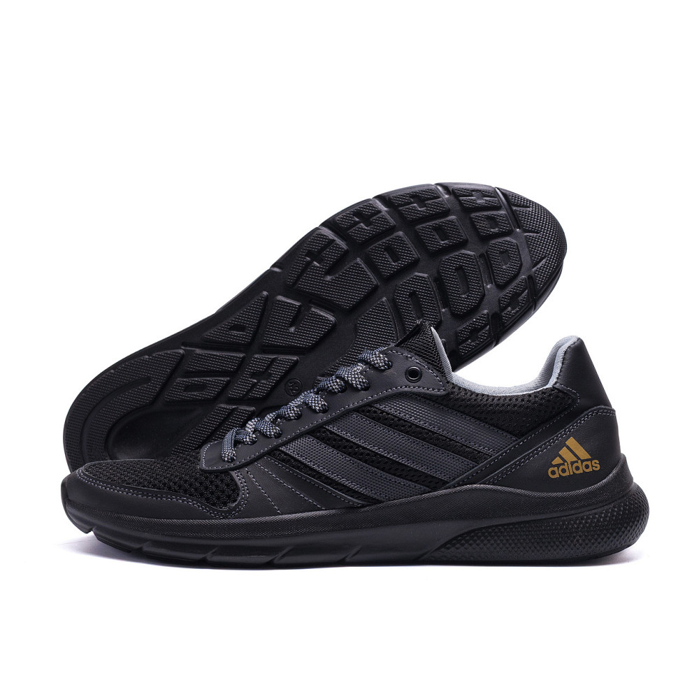 Мужские летние кроссовки сетка Adidas Tech Flex Black Київ - зображення 1