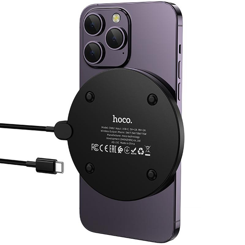БЗУ Hoco CW62 Peak with digital display and cable 15W Херсон - зображення 5