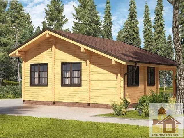 Купити зруб з бруса недорого під ключ — Закарпатська Перлина Одеса - зображення 6