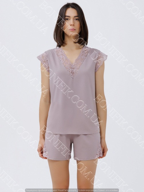 Женская пижама (футболка+шорты) из коллекции Amalia (16158) (арт. 1725) Кривий Ріг - зображення 1