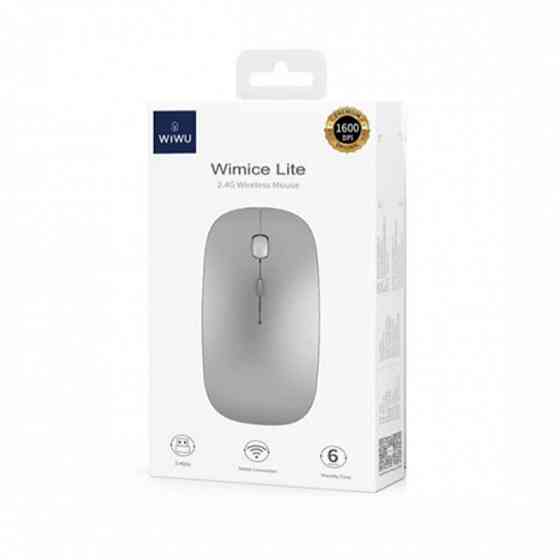 Уценка Мышь беспроводная WIWU WM102 Bluetooth + 2.4G Херсон